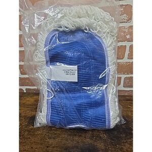 Dust Mop Head 24 " Slide On Connection, Cut-End, White, Cotton Clean Freak NOS